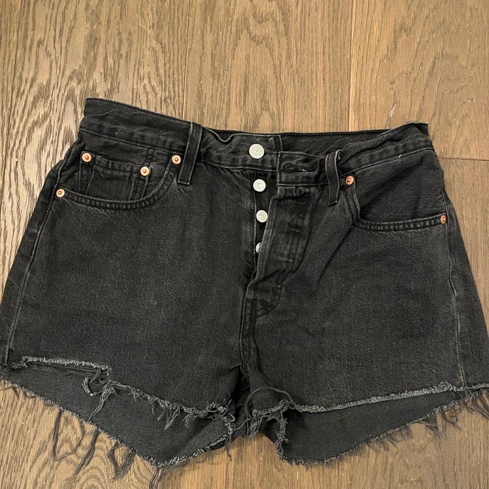 Levi’s Black Denim Women's Shorts